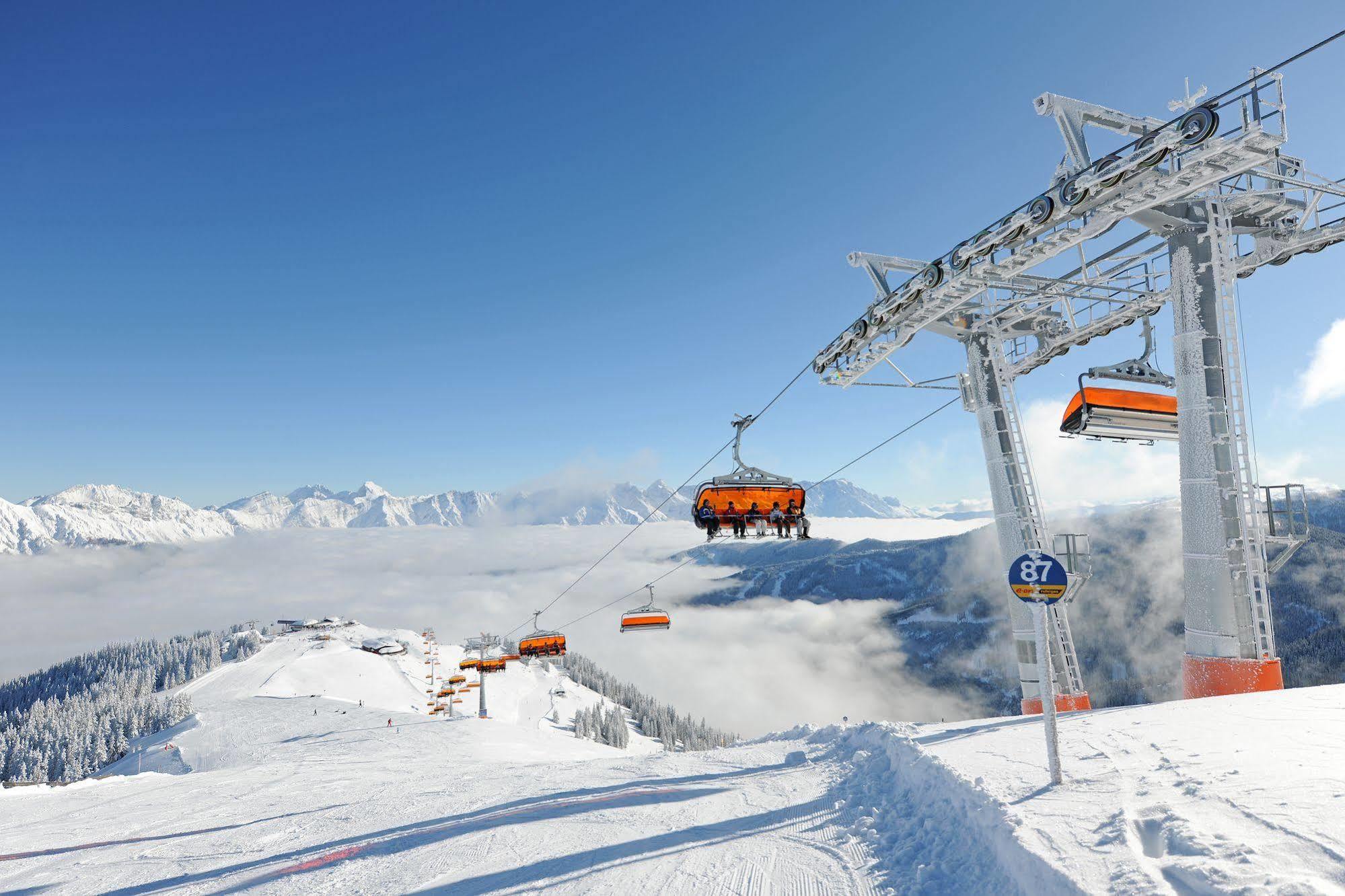 Hotel Bacher Asitzstubn Leogang Kültér fotó