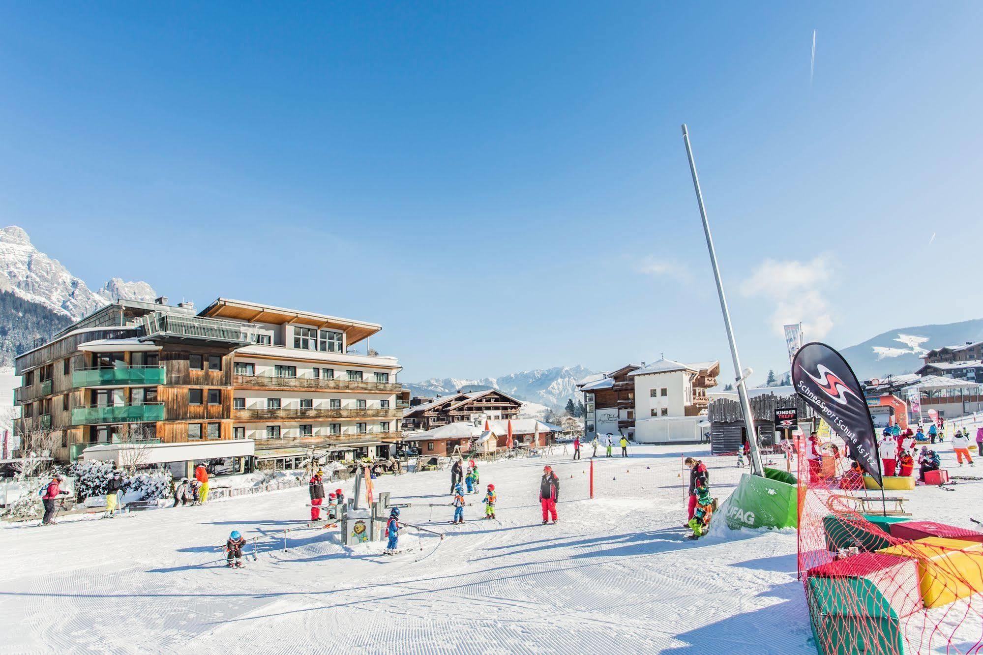 Hotel Bacher Asitzstubn Leogang Kültér fotó